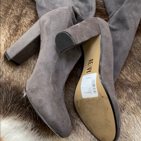 Micro Suede Knee High Boots - Picture 2 of 4